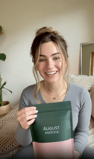 UGC ad creative example generated by August Ads